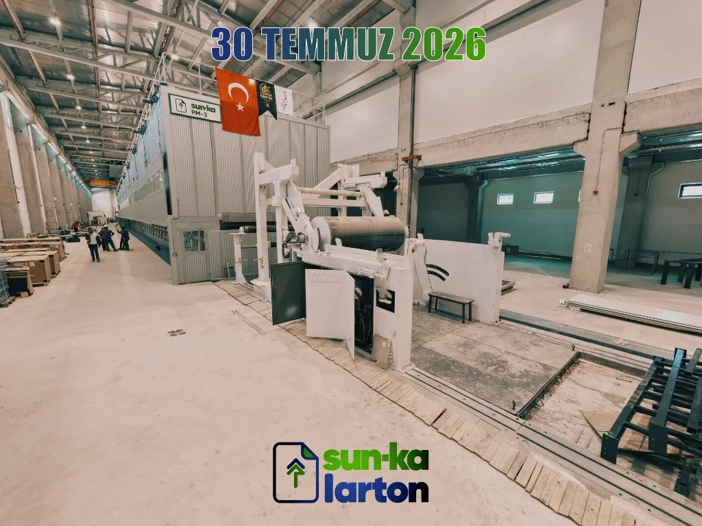 Sunka PM-3 Makine Kurulumu ve İtalyan-Alman Ekipman Sahası
