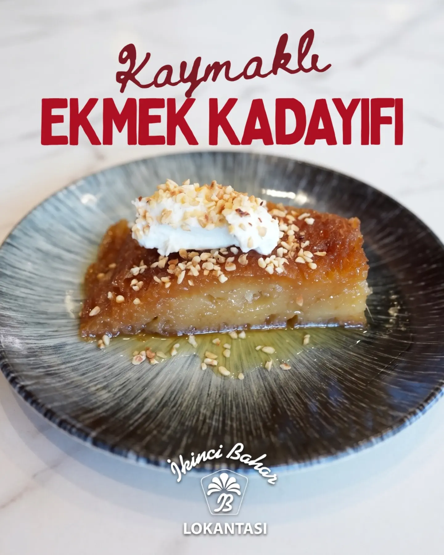 Kaymaklı Ekmek Kadayıfı